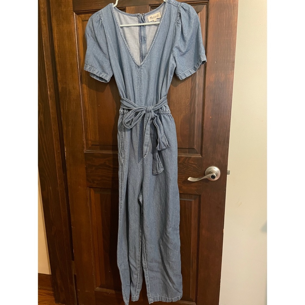 Madewell Denim romper size 4